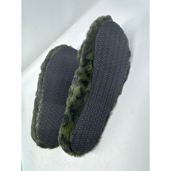 Brand New Array Shayla Women's Size 8 Green Plush Slippers SLingback - Picture 7 of 8